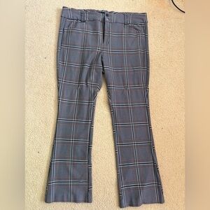 Torrid Plaid Trousers - Black and White